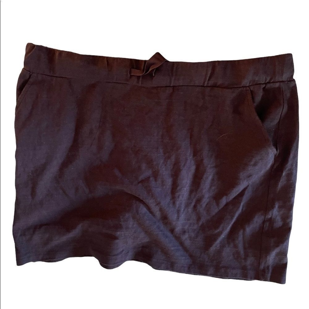 Loft Womens‎ casual navy blue Skirt with pockets - XL - NWOT